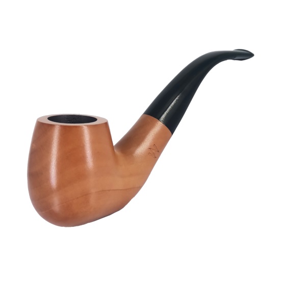 Smoking Pipe: Pearwood Pipe - Natural, 9mm - Full Bent (Pipe8054)