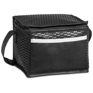 Brighton Non-Woven 6-Can Cooler - black (Cool-5340)