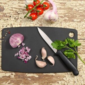 Jade Gourmet Kitchen Cutting Board, 30x22cm - Black (JD55-0003)