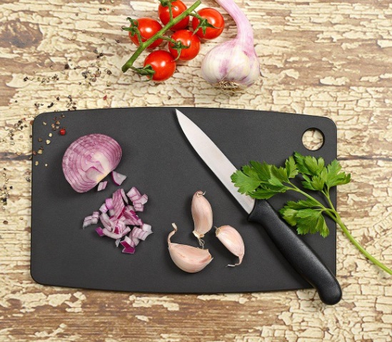 Jade Gourmet Kitchen Cutting Board, 30x22cm - Black (JD55-0003)