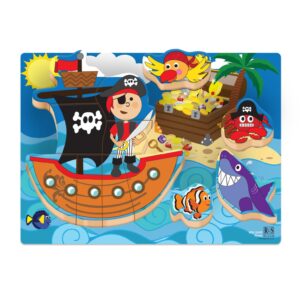 Pirate Chunky Puzzle (12 Piece) (RGS2049)