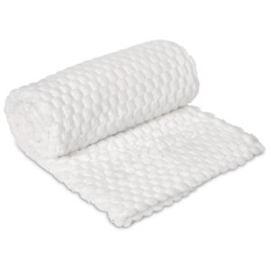 Serendipio Cozy Cloud Fleece Blanket - white (SD-136)