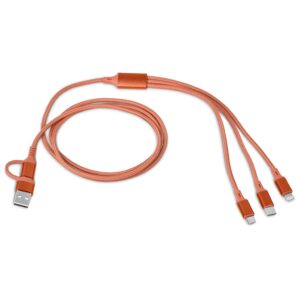 Serendipio Lancashire Fast Charge Multi-Cable - burnt orange (SD-506)
