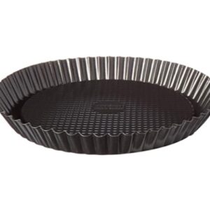 Zenker Black Metallic Fruit Tart Tin with rolled edge 28cm (6521)