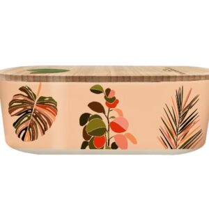 ChicMic Bioloco Plant Lunchbox Oval - Colourful Leaves (BPLB108)