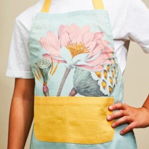 ChicMic Organic Kids Kitchen Apron - Nelumbo (OKA603)