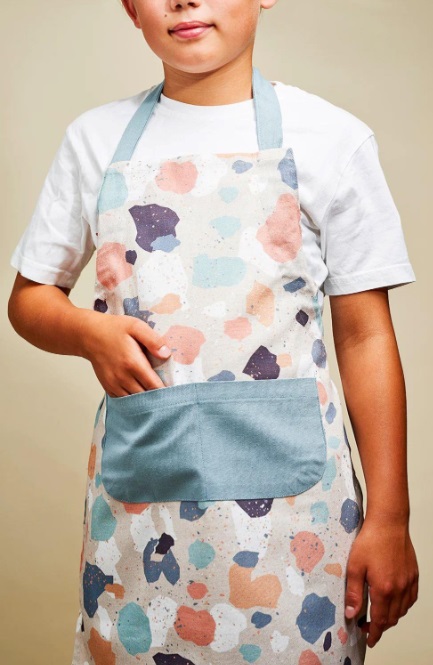 ChicMic Organic Kids Kitchen Apron - Terrazo