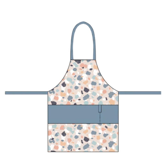 ChicMic Organic Kitchen Apron - Terrazo (OKA101)