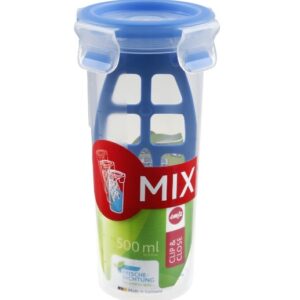 Emsa Clip and Close Mixing Bottle with Lid and Mixer Insert - 500ml (508555)