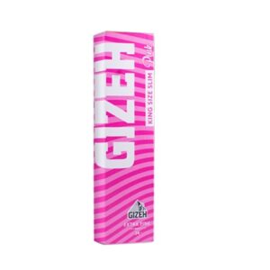 Gizeh King Size Slim Paper - Pink (1x50) (GZP04)