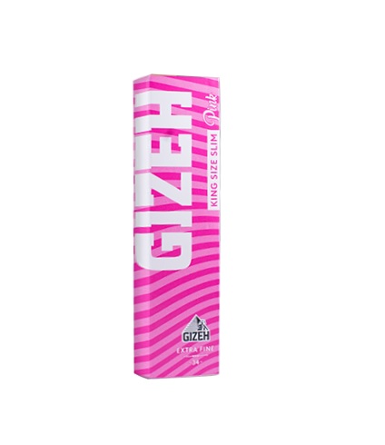 Gizeh King Size Slim Paper - Pink (1x50) (GZP04)