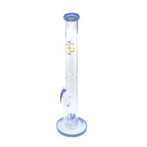 Glass Bong - OG Double Diffused With Percolator, 43cm (Assorted) (BONG085)