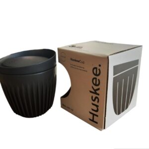 Huskee Cup and Lid 175ml - Charcoal (HC06LC01)