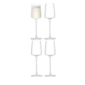 LSA International Metropolitan Champagne Saucer 230ml, Set of 4 (G1720)