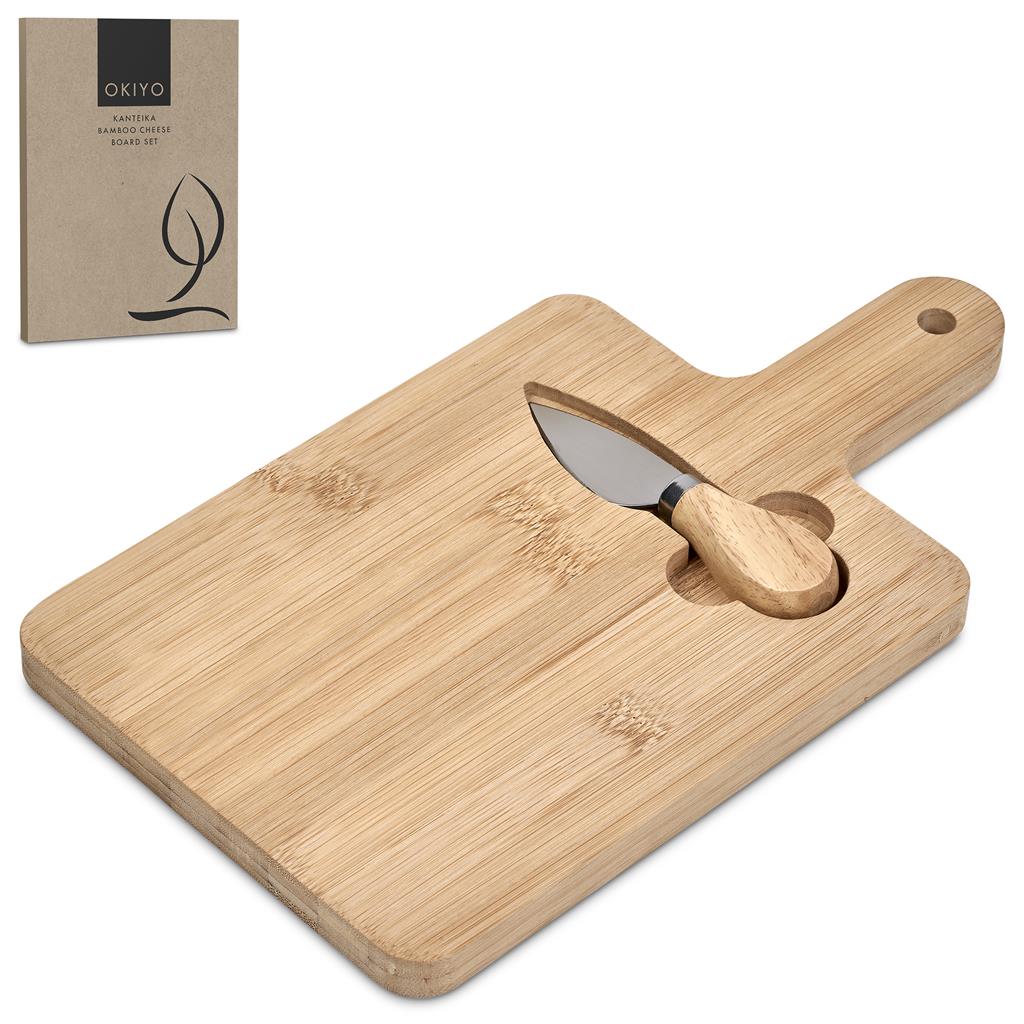 Okiyo Kanteika Bamboo Cheese Board Set (OK-158)