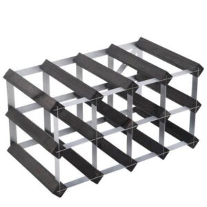 Swedish Wine Rack 12 Bottle - Dark Pine (TWC12KT)