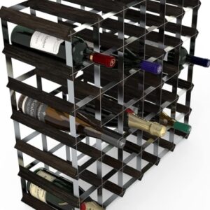 Swedish Wine Rack 42 Bottle - Dark Pine (TWC42KT)