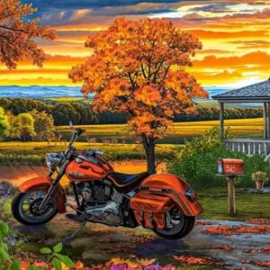 Autumn Ride (500 Piece Puzzle)