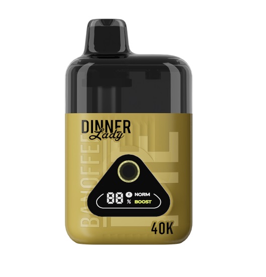 Dinner Lady Rechargeable Vape - Dessert, 40000 Puff 50mg - Banoffee Pie (DNLA04)