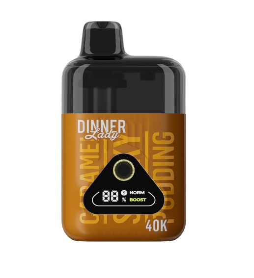 Dinner Lady Rechargeable Vape - Dessert, 40000 Puff 50mg - Caramel Pudding (DNLA06)