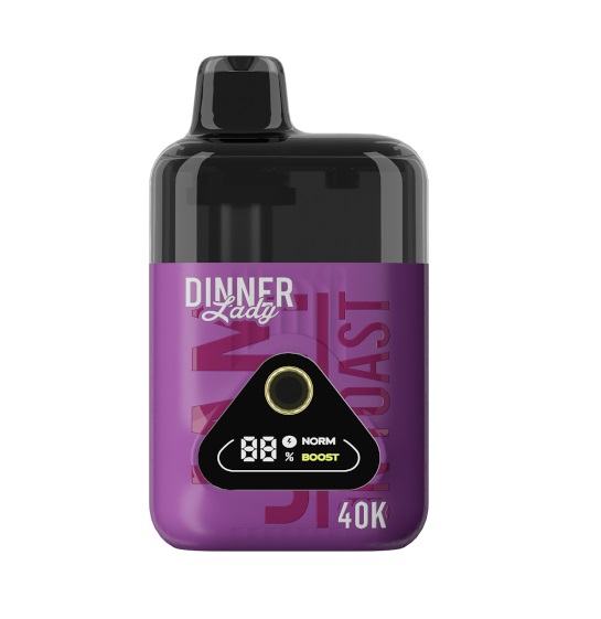 Dinner Lady Rechargeable Vape - Dessert, 40000 Puff 50mg - Jam on Toast (DNLA02)