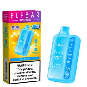 Elf Rechargeable Vape Bar - BC30000 50mg - Blue Razz Ice (ELFF03)
