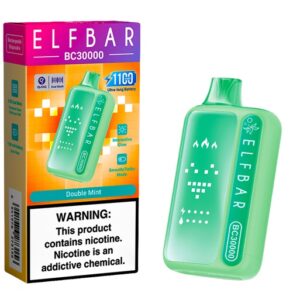 Elf Rechargeable Vape Bar - BC30000 50mg - Double Mint (ELFF04)