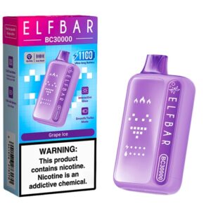 Elf Rechargeable Vape Bar - BC30000 50mg - Grape Ice (ELFF05)