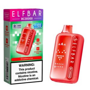Elf Rechargeable Vape Bar - BC30000 50mg - Strawberry Ice (ELFF10)
