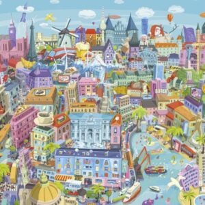 Good Old Europe (1500 Piece Puzzle)