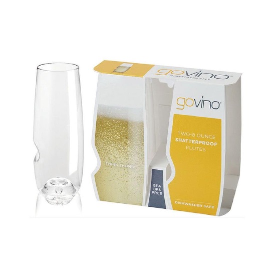 Govino Champagne Flutes, 230ml - Set of 2 (32210)