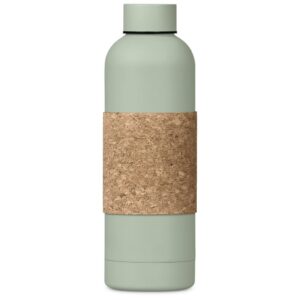 Kooshty Bermuda Kork Recycled Stainless Steel Water Bottle, 800ml - sage (KS-25)
