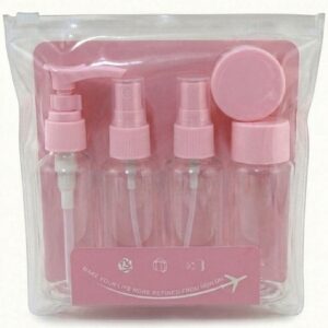 5-Piece Refillable Travel Bottle Set - pink (P2858P)