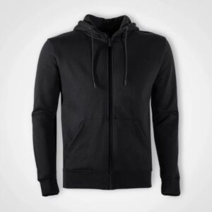 Brooklyn Zipped Hoodie - black