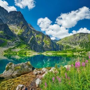 Czarny Staw pod Rysami, Tatras, Poland (500 Piece Puzzle)
