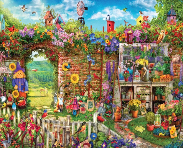 Garden Gate (1500 Piece Puzzle) (RGS7404)