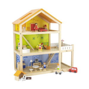 Wooden 3 Story Dollhouse (RGS44569)