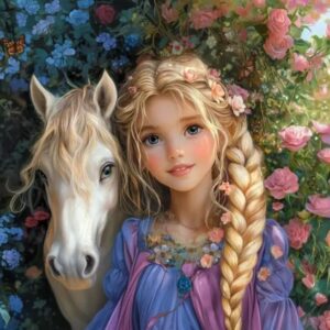 Princess With A Horse (1500 Piece Puzzle)