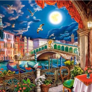 Romantic Night in Venice (2000 Piece Puzzle)