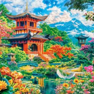 Spring Garden of Harmony (1000 Piece Puzzle)