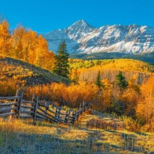 View of Wilson Peak In Autumn, USA (1000 pieces)