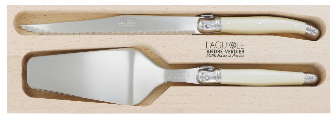Andre Verdier Cake Server and Knife Set - Ivory (75+774LICD)