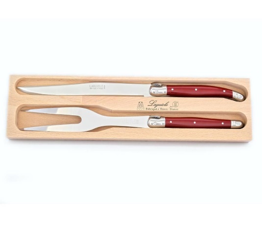 Andre Verdier Carving Set - Cherry Red (77772LRCCD)