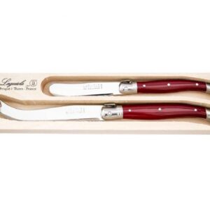 Andre Verdier Cheese and Butter Knife Set - Cherry Red (701702RCCD)