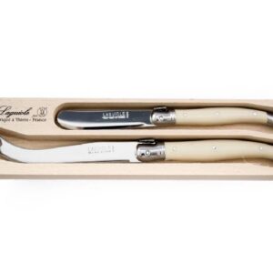 Andre Verdier Cheese and Butter Knife Set - Ivory (701702ICD)