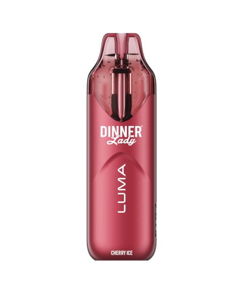Dinner Lady Rechargeable Vape - Luma, 20000 Puff 50mg - Cherry Ice (DNLD03)