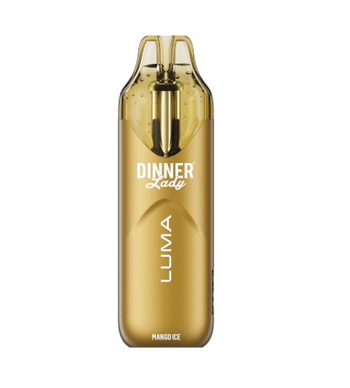 Dinner Lady Rechargeable Vape - Luma, 20000 Puff 50mg - Mango Ice (DNLD07)