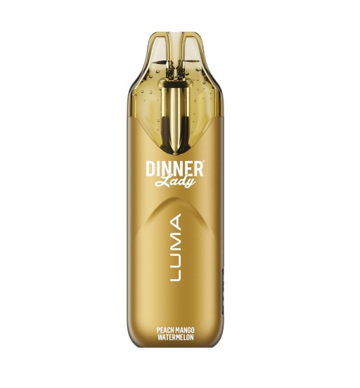 Dinner Lady Rechargeable Vape - Luma, 20000 Puff 50mg - Peach Mango Watermelon (DNLD08)