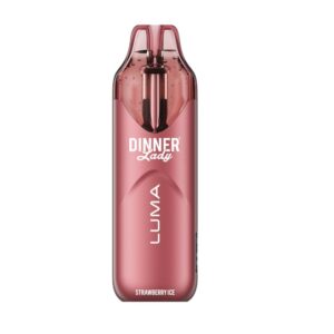 Dinner Lady Rechargeable Vape - Luma, 20000 Puff 50mg - Strawberry Ice (DNLD09)